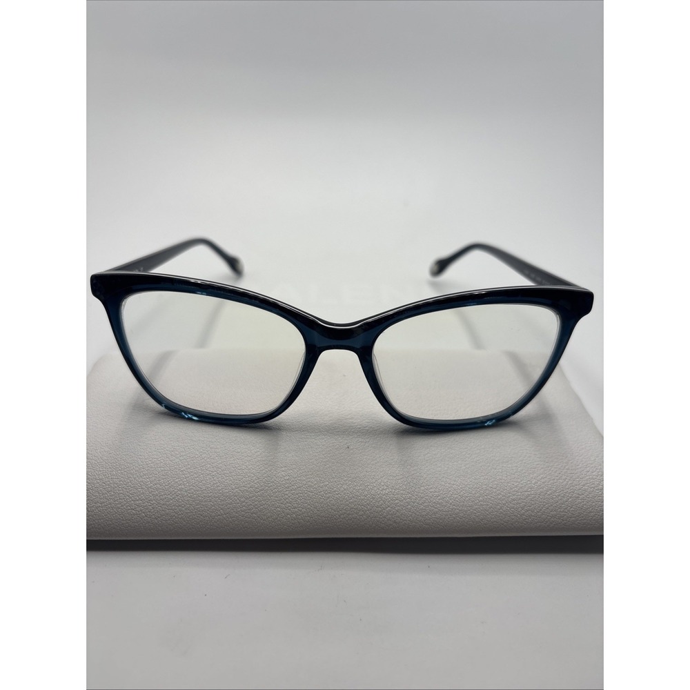 FYSH Eyeglasses 3680 S404 Women's Blue/Green Cat Eye Frames 55-17-140mm #D57